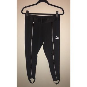 Puma leggings with foot straps
